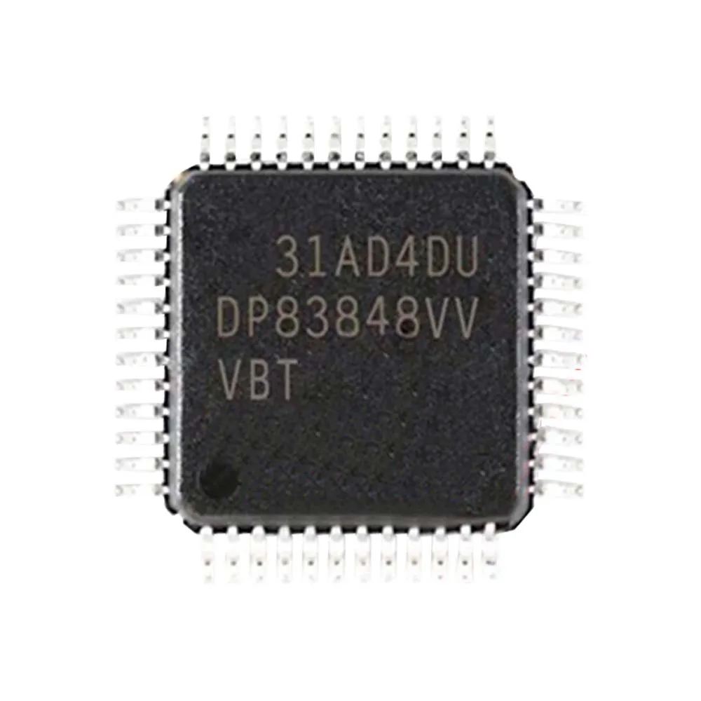 

10 шт. DP83848IVV QFP48 DP83848 QFP DP83848VV Новый и оригинальный бесплатная доставка