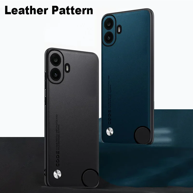 Задняя крышка с текстурой кожи чехол для телефона Nothing CMF Phone 1 универсальная