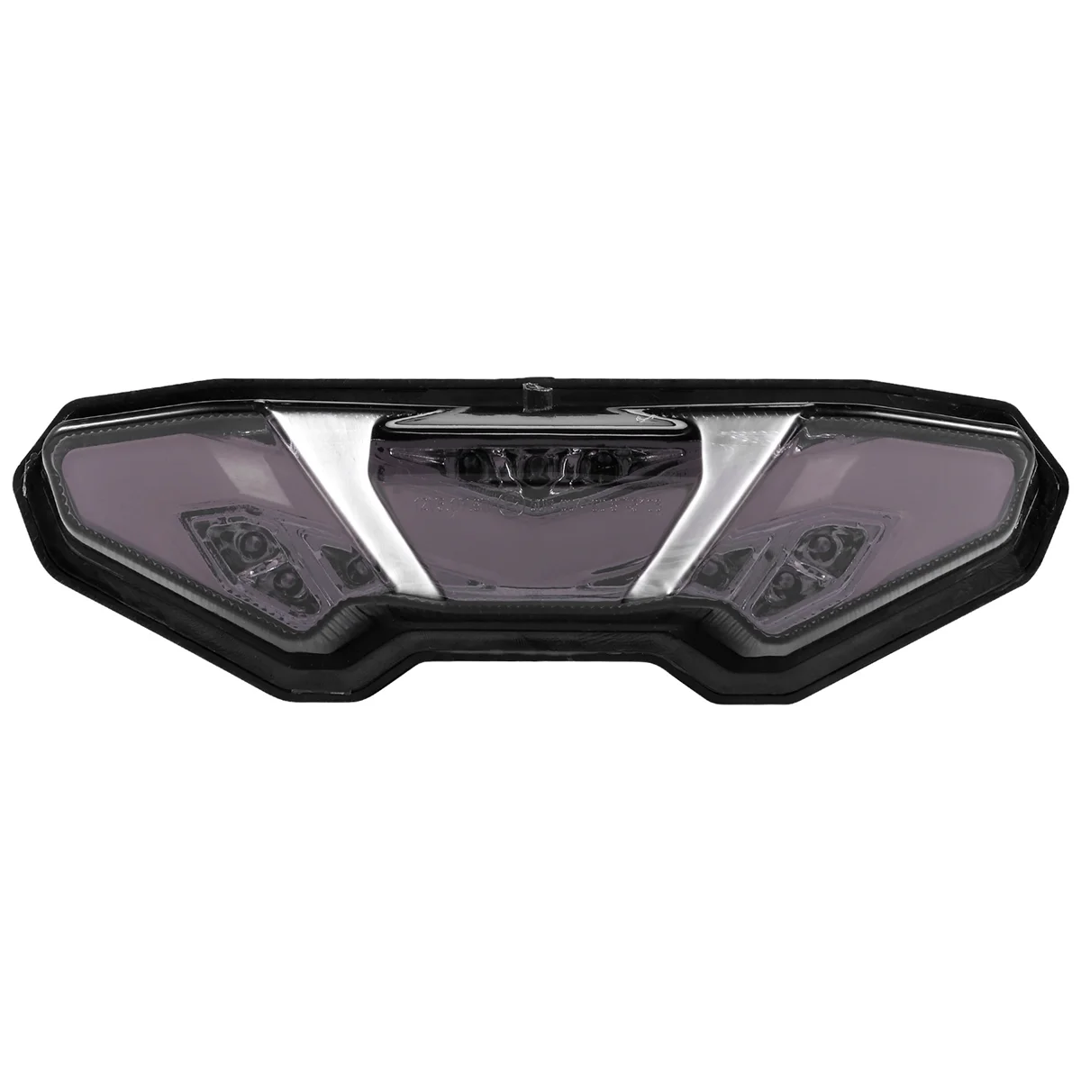 Встроенный светодиодный задний фонарь для мотоцикла сигнал поворота прозрачный