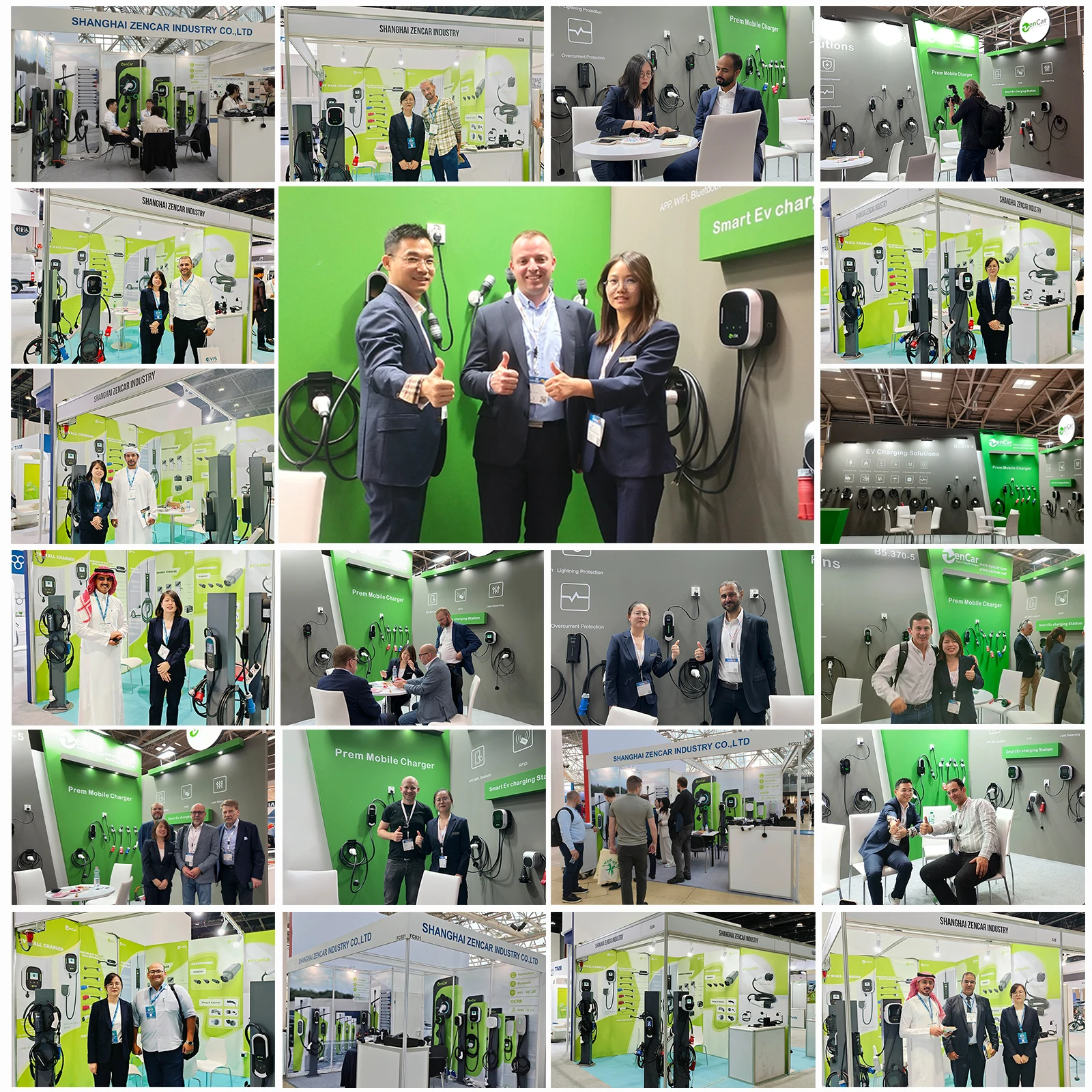 Фото Портативное зарядное устройство для электромобилей ODM OEM 32A Zencar, новейшая модель C20, 7.4 кВт, стандарт NACS, 220В, 1 фаза, цветной ЖК-дисплей 2.8 дюйма №2