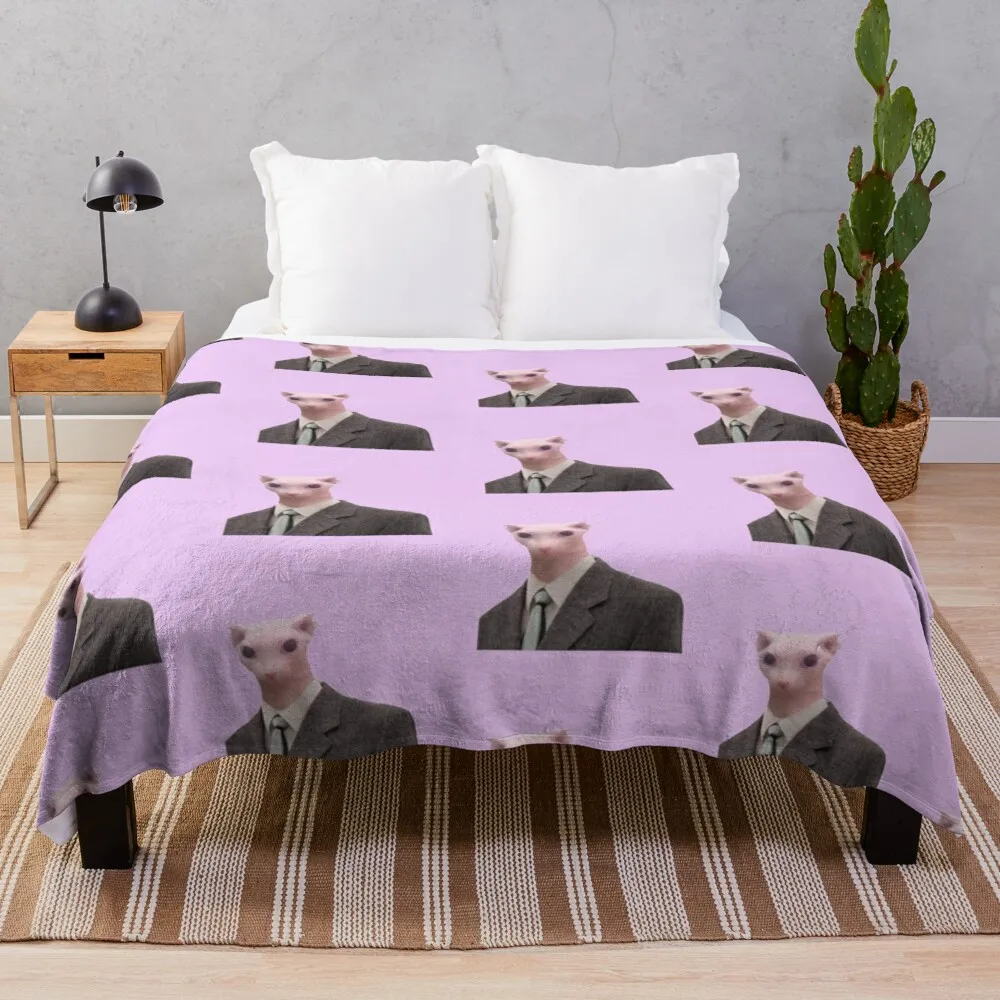 

office bingus Throw Blanket Floral Throw Blanket Hairy Blanket Fleece