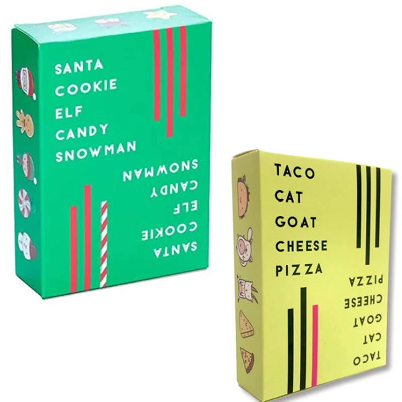 Лидер продаж развлекательная игра для семейвечерние 4-х игровая настольная Taco Cat |