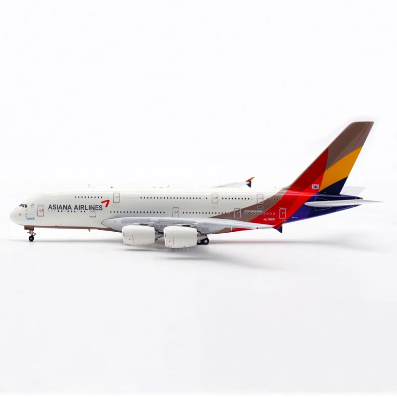 

Авиация в масштабе 1/400, авиационная модель авиакомпании Asiana Airlines, аэробус A380 HL7626, литой под давлением литой пассажирский самолет, Коллекционная модель, подарок