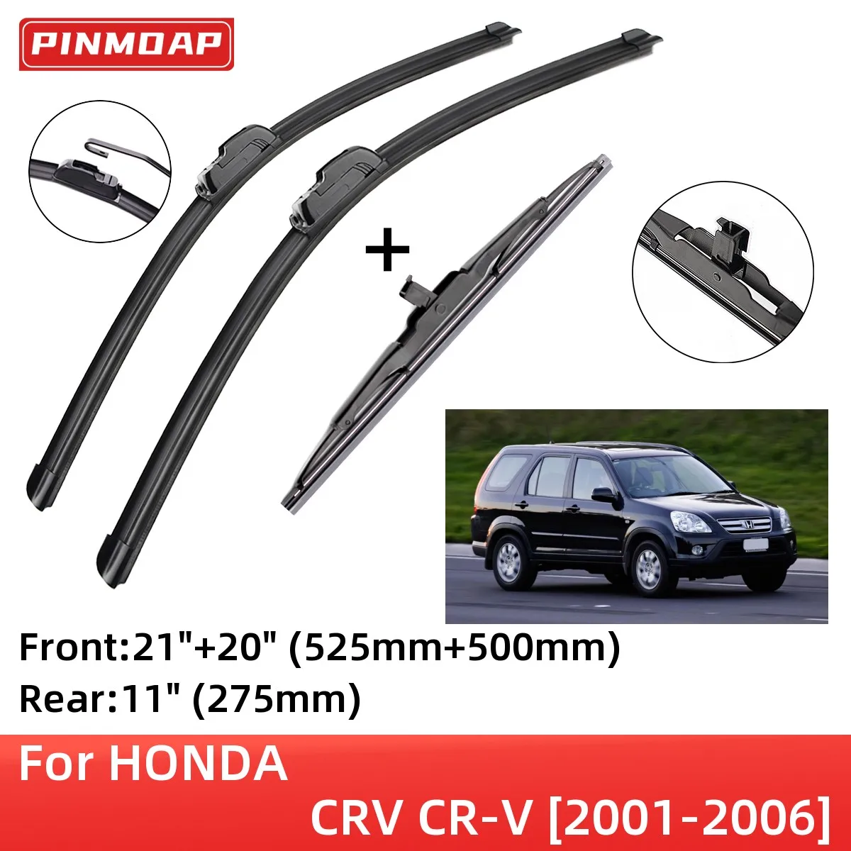 

Для HONDA CRV CR-V 2001-2006 передние и задние щетки стеклоочистителя, щетки, резак, аксессуары J-крючок 2001, 2002, 2003, 2004, 2005, 2006