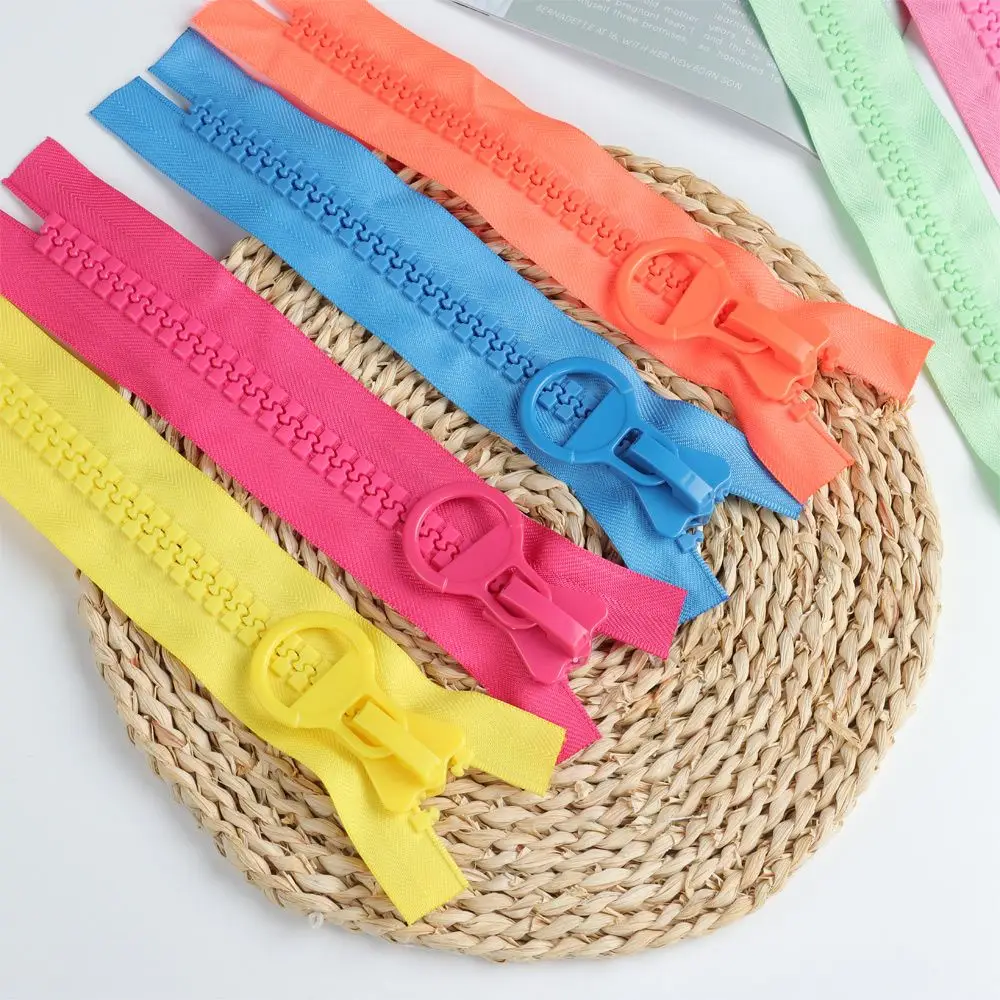 

5PCS Handmade Replacement Sewing Accessories Zip Fastener DIY Bag Hardware Resin Zipper Bag Parts