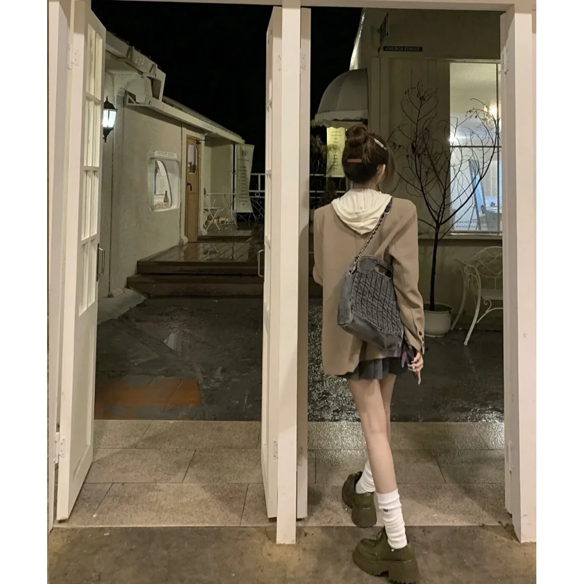 Корейская серия Ins Design Sense с длинными рукавами женский зимний новый шикарный