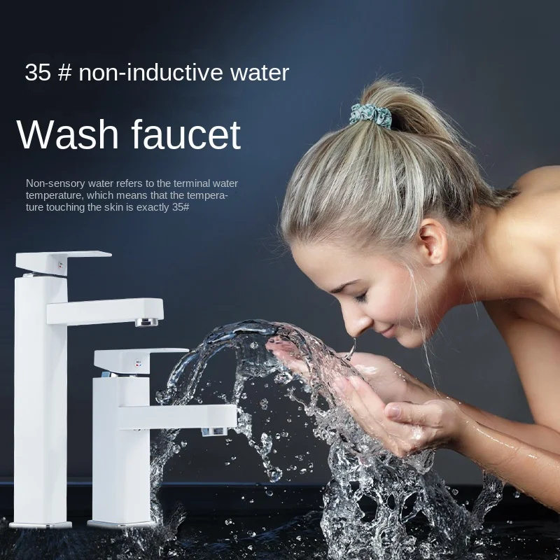 

Stainless Water Hot Pipe Temperature Water Control Bathroom Basin Faucet LED Steel ABS Faucet Material and Digital Cold Supply