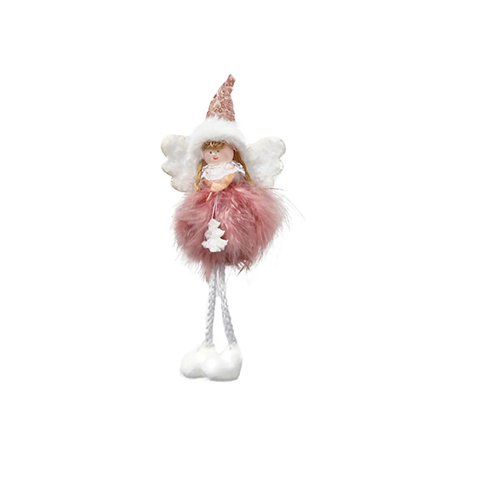 

Life Star Plush Toy Christmas Angel Decorations Creative Cartoon Color Pendant Christmas Tree Ornaments Toy 4