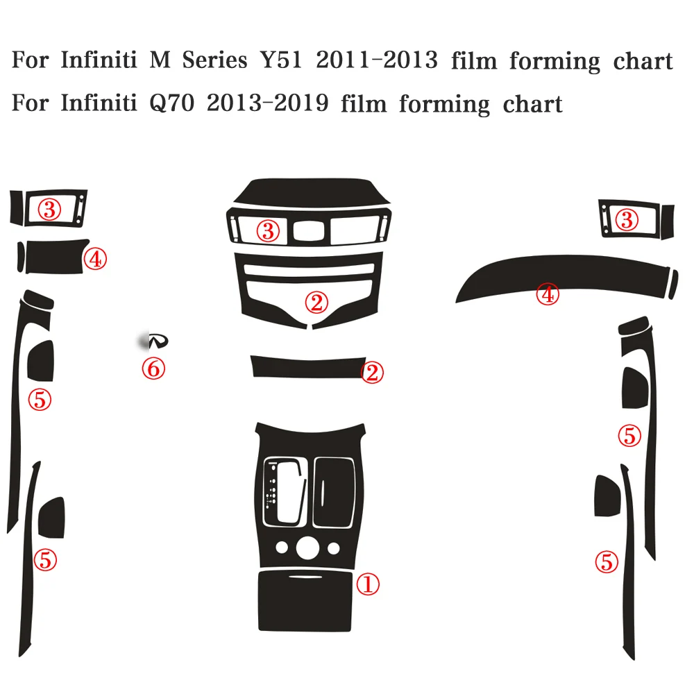 Автомобильный Стайлинг 5D углеродное волокно салон автомобиля центральная