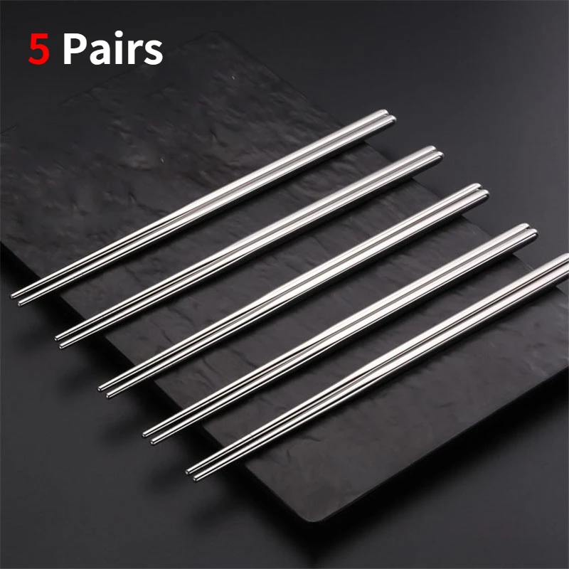 

Палочки для еды BOUSSAC из нержавеющей стали 2/3/4/5 пар