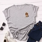 Женская хлопковая Футболка с рисунком совы, с коротким рукавом