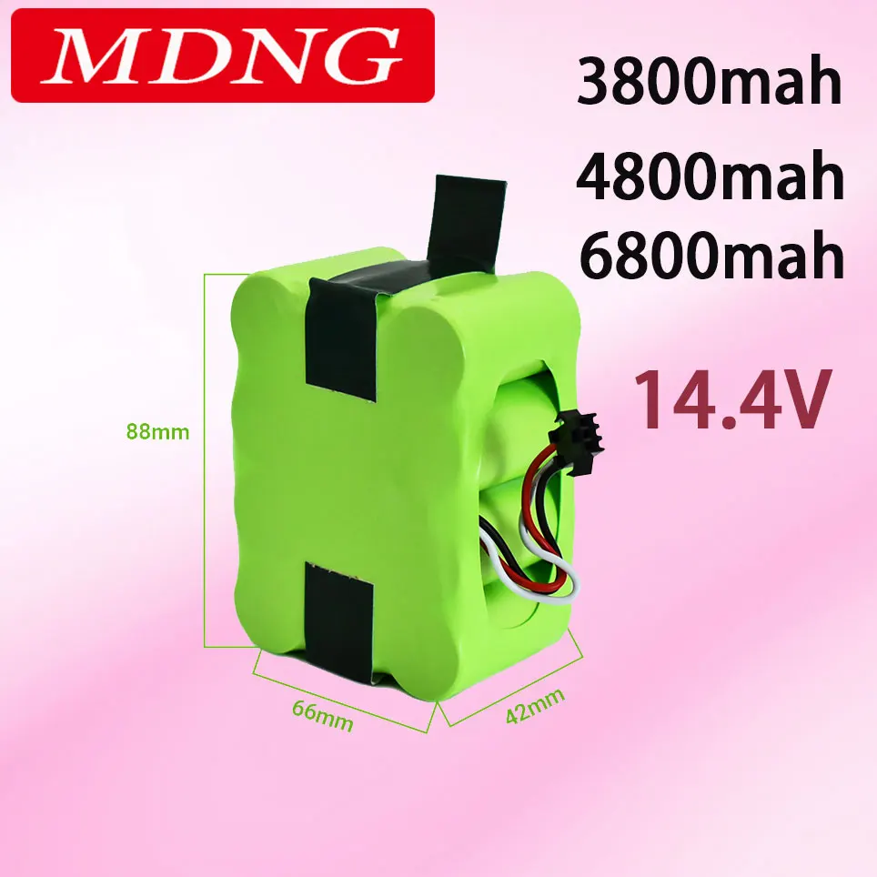 

14.4V Ni-Mh SC Rechargeable battery 6800mAh for KV8 XR210 XR510 XR210A XR210B XR510B XR510C Vacuum Cleaner Sweeping Robot