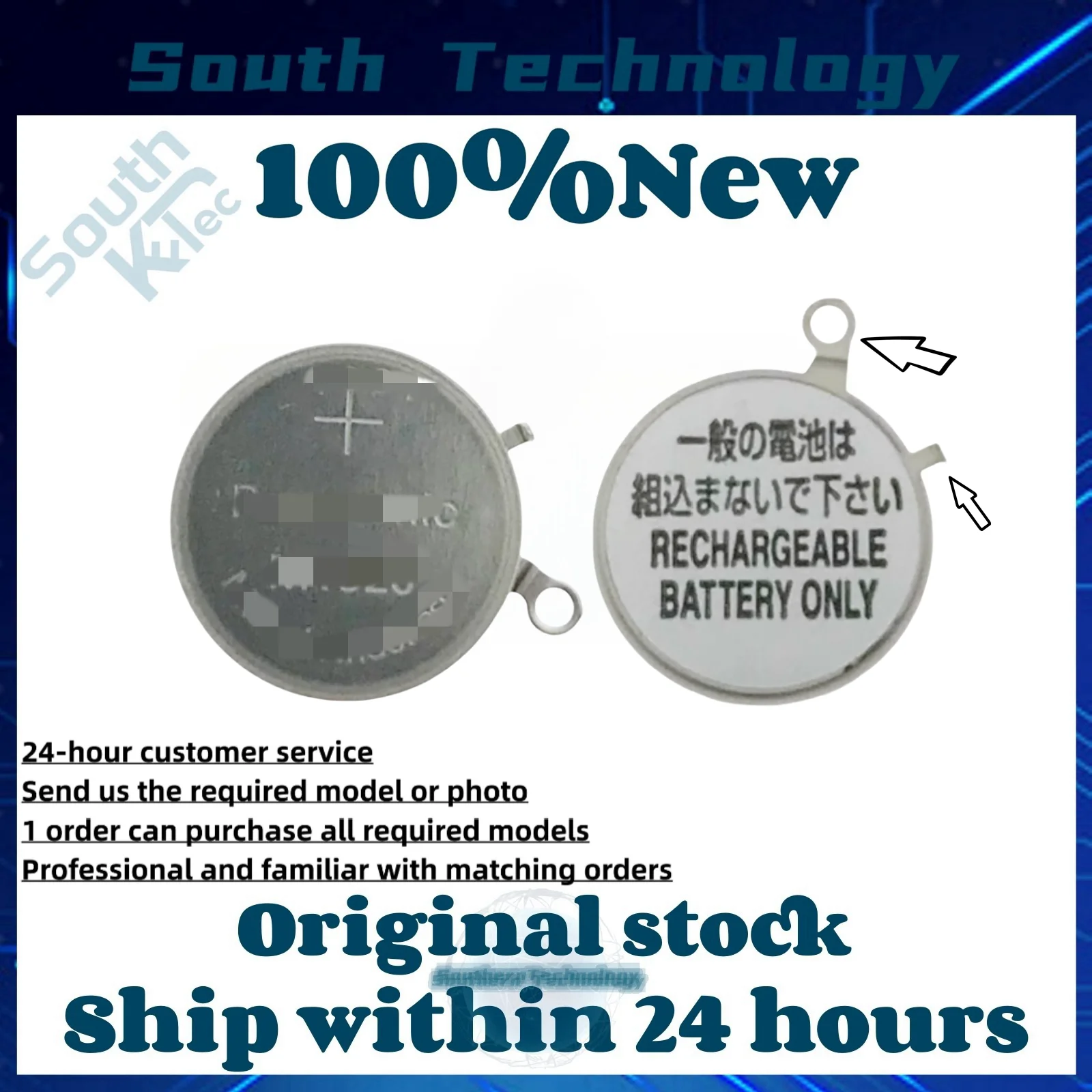 1 шт./лот, новая оригинальная аккумуляторная батарея Eco-Drive 3023-24Y ...