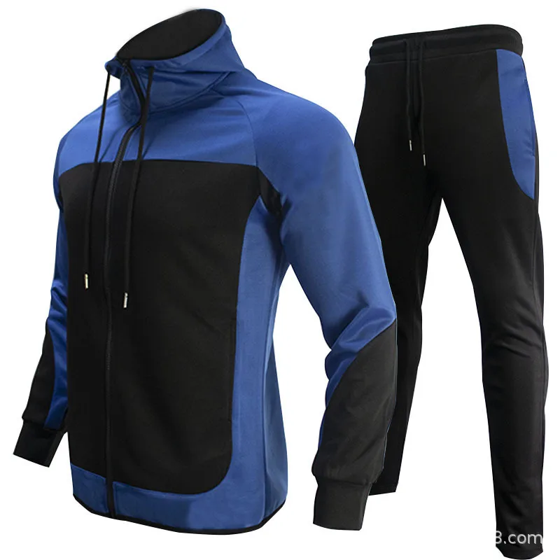 

Men's fashion sweater hooded suit autumn coat sportswear casual suit