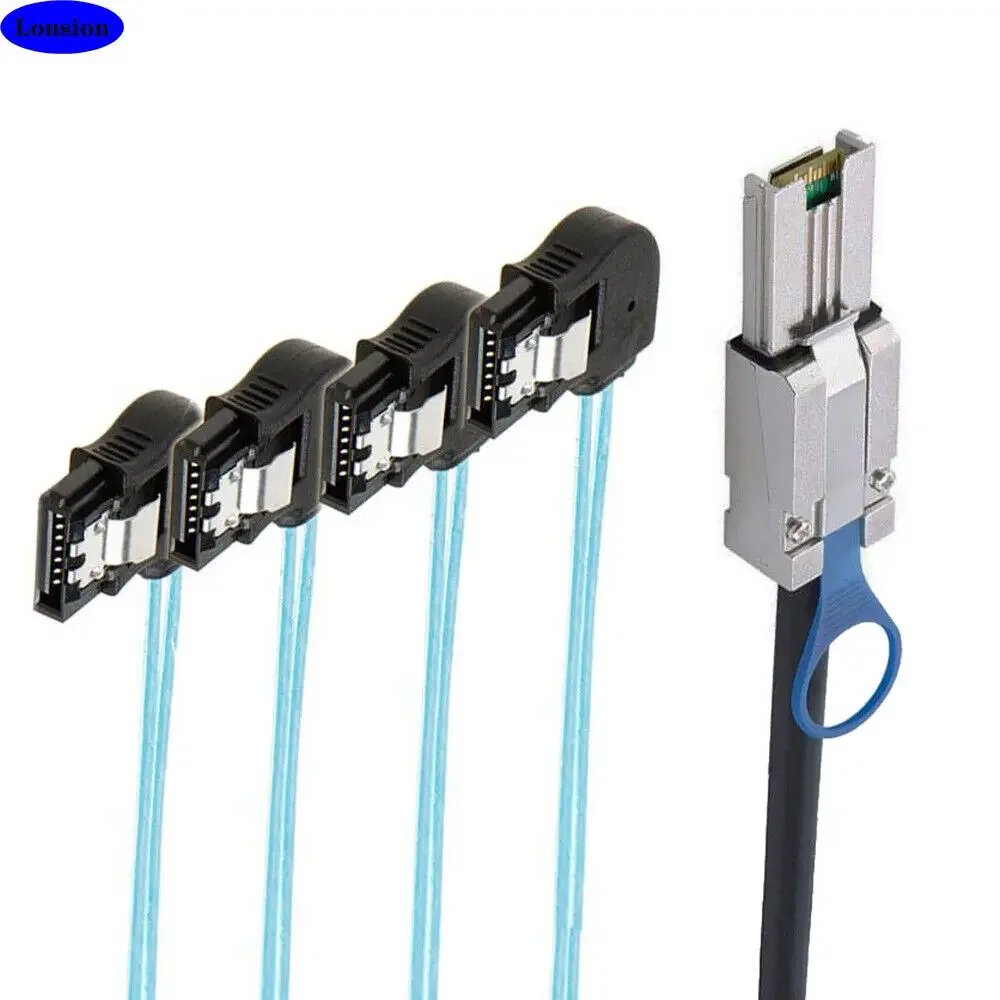 MINI SAS SFF-8088-4 порта SATA 7P гнездовой соединительный кабель для сервера