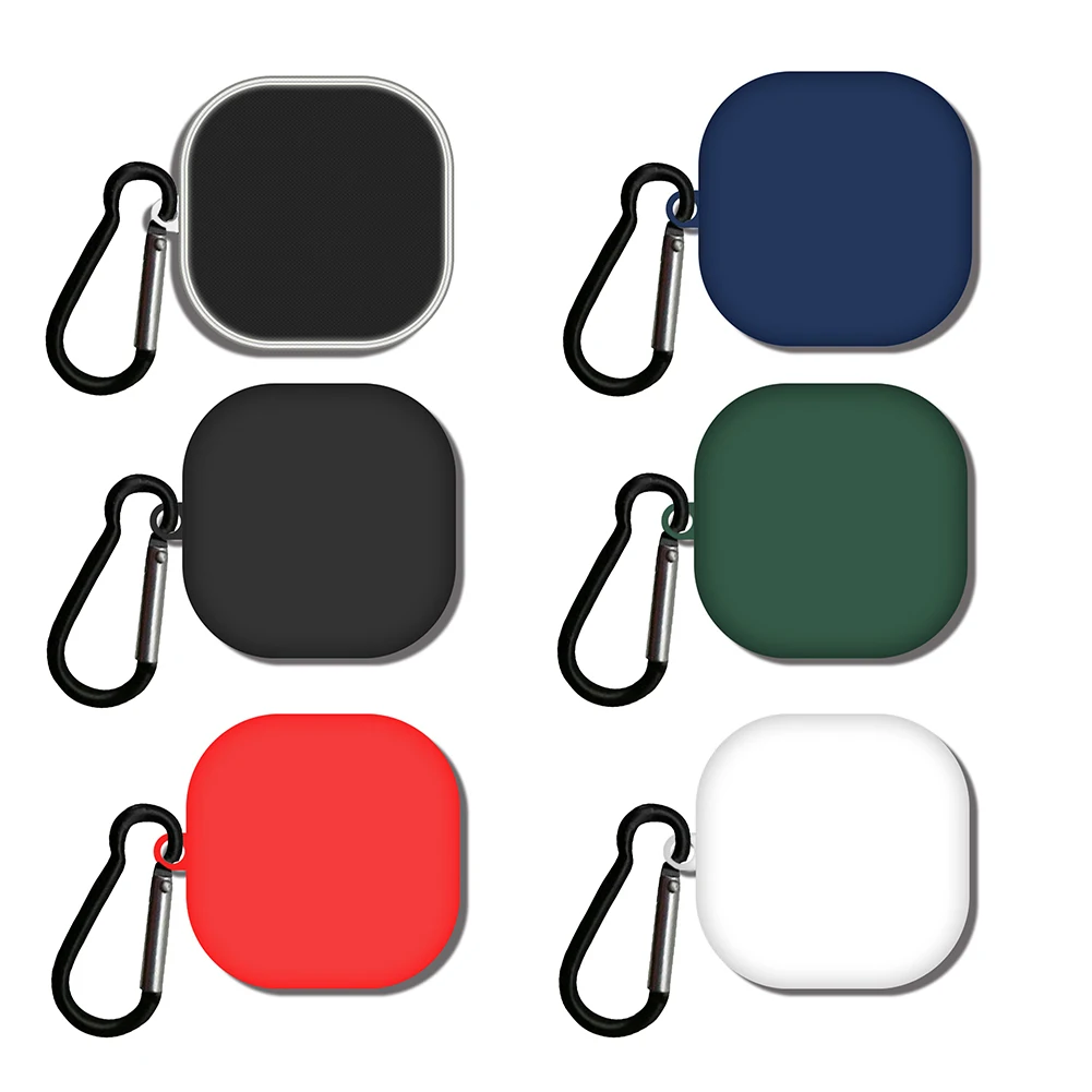 

Wireless Earphone Protective Cover Silicone/TPU Transparent Protective Cover With Hook for SoundPEATS TrueAir2 (Air2 +)