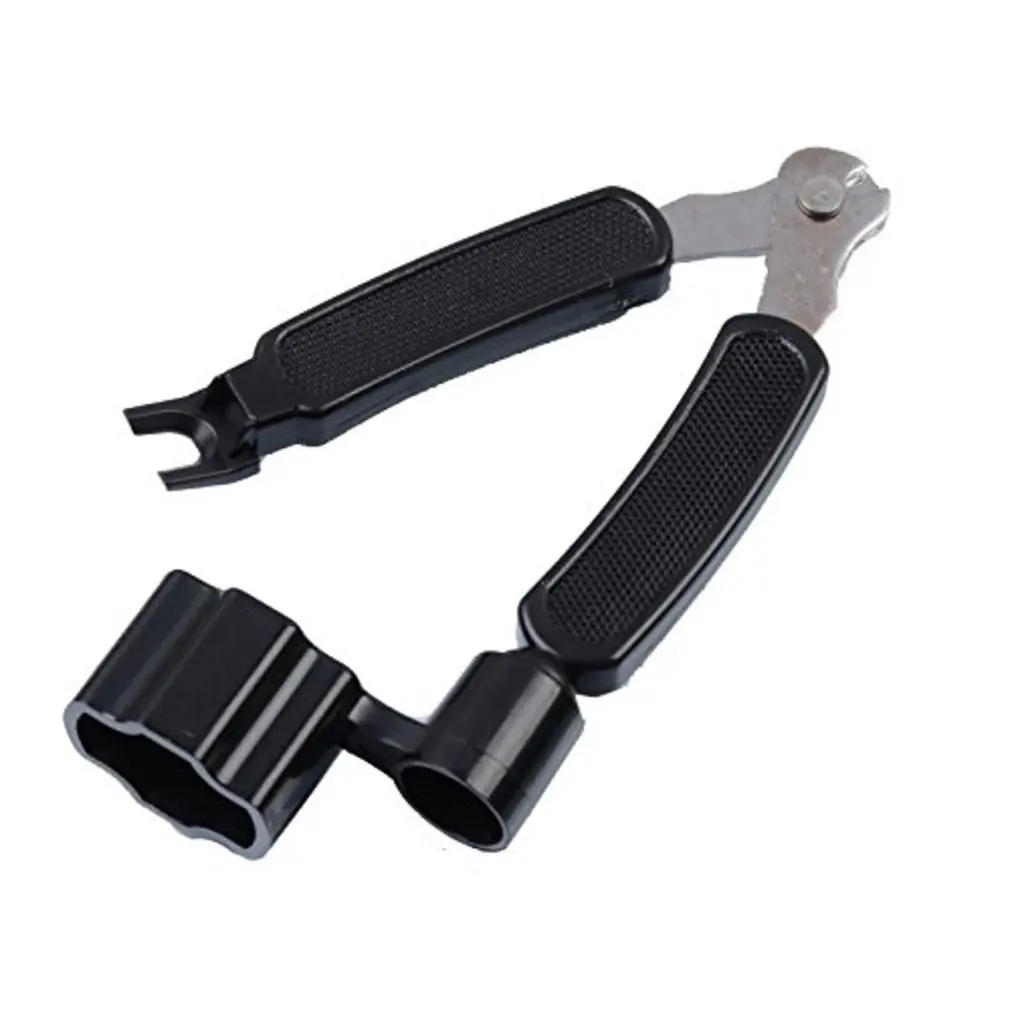 

Ergonomic Design Hardened Comfortable 3 In 1 Guitar String Winder Cutter Speed Peg Bridge Pin Puller Multi-function Tool