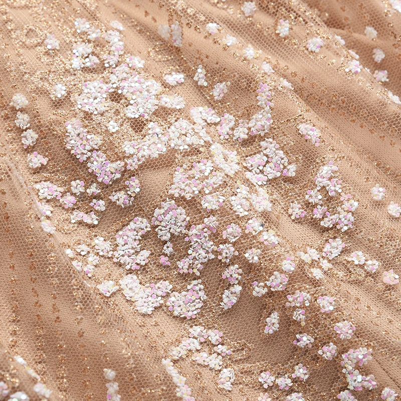 Платье женское пляжное с V-образным вырезом пикантное Тюлевое приталенное