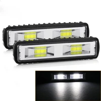 led headlight work bar 6inch spotlight led fog lights for motorcycle offroad atv 4x4 tractor trailer off road working light