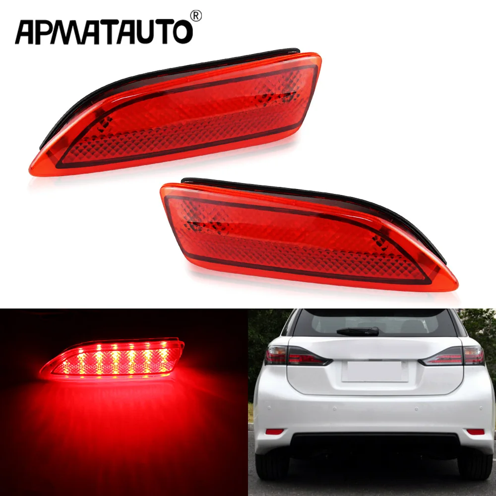 

1 пара, фонари для заднего бампера toyota Corolla Lexus CT200h 2011-2013