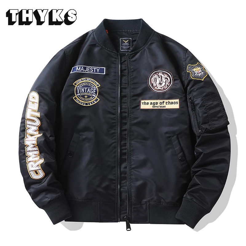 

Модная бейсбольная куртка-бомбер, Мужская черная армейская куртка «Force», мужской водонепроницаемый ветрозащитный тренчкот для мужчин, Азиатские размеры 3XL