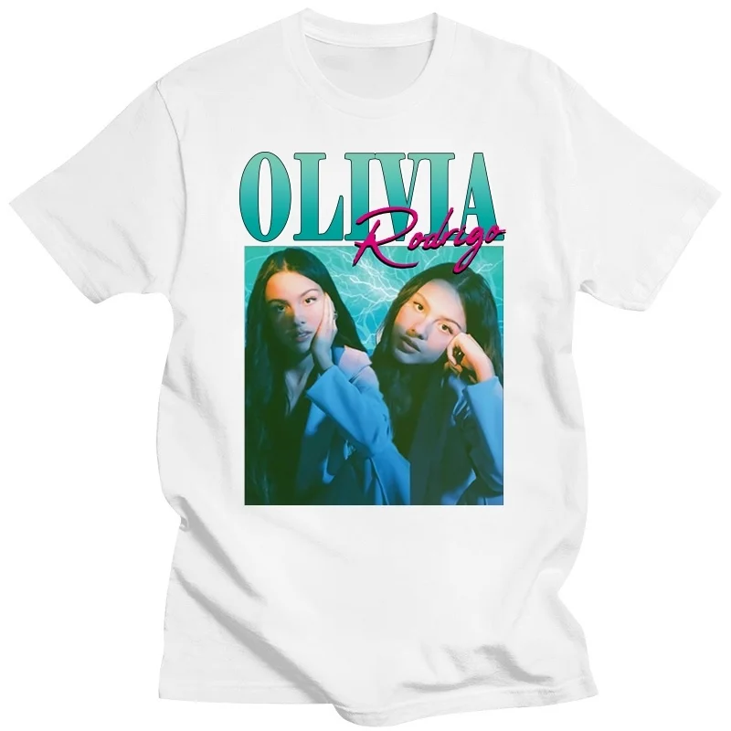 

T-shirt col rond imprimé, estival et confortable, surdimensionné, de haute qualité, avec Anime soul, Olivia et Rodrigo, à la