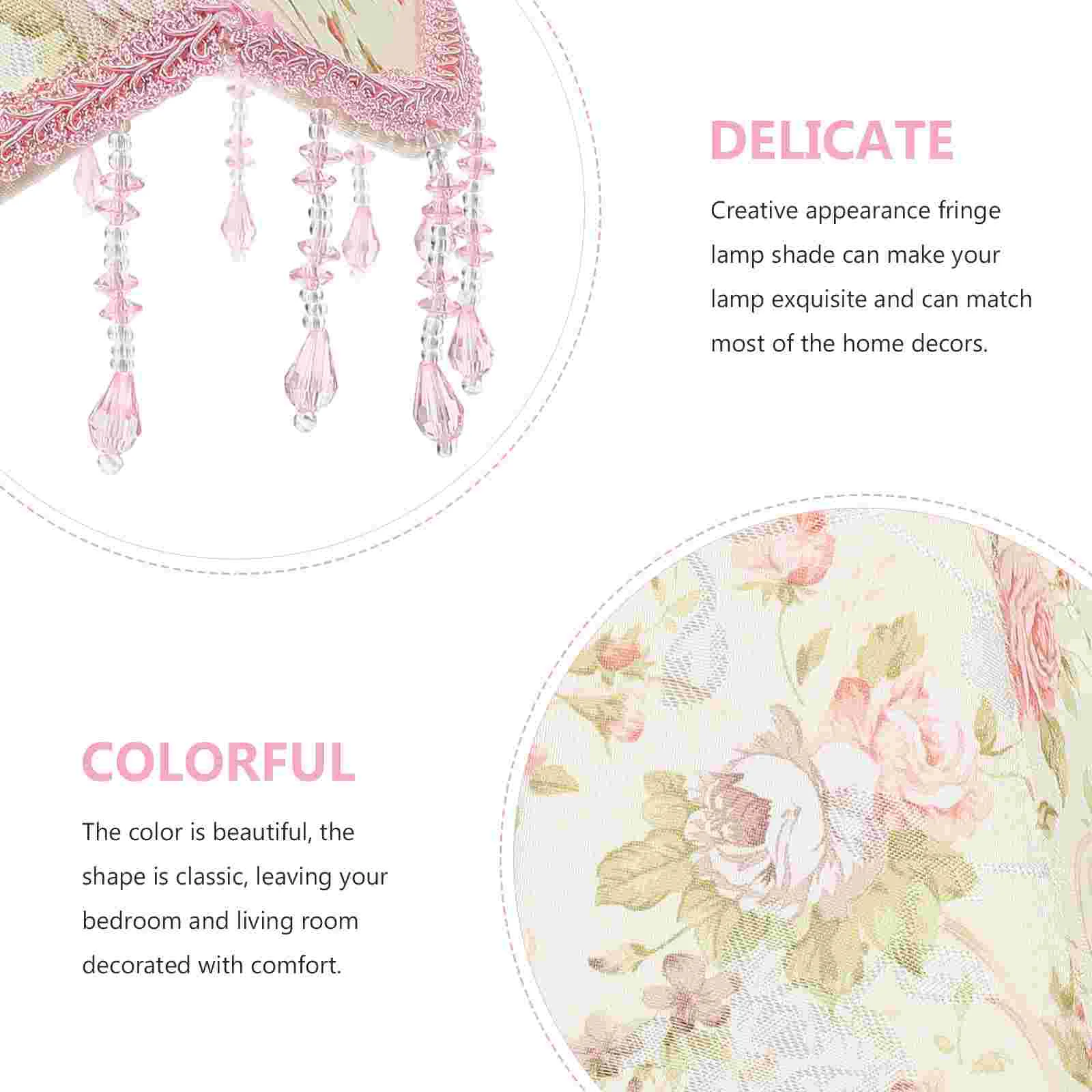 

Lamp Shade Lampshade Shades Light Coverchandelier Table Wall Floor Ceiling Covers Bulb Scallop European Retro Victorian Style