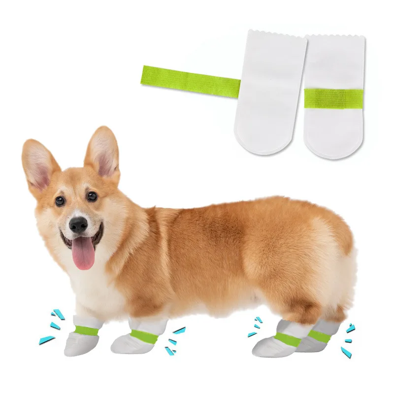 

Disposable Pet Shoe Pet Cat and Dog Foot Covers Waterproof and Dustproof Shoes Boots Buty Dla Psa Pet Items Puppy Accessories