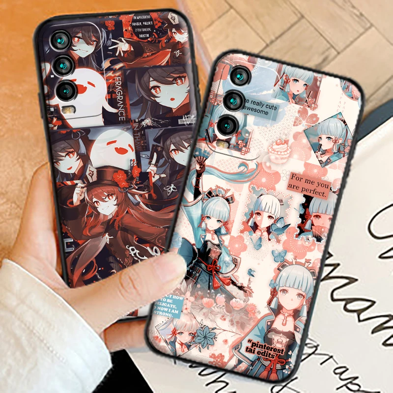 

Genshin Impact Anime Funda Phone Cases For Xiaomi Redmi 9AT 9 9T 9A 9C Redmi Note 9 9 Pro 9S 9 Pro 5G Carcasa Back Cover
