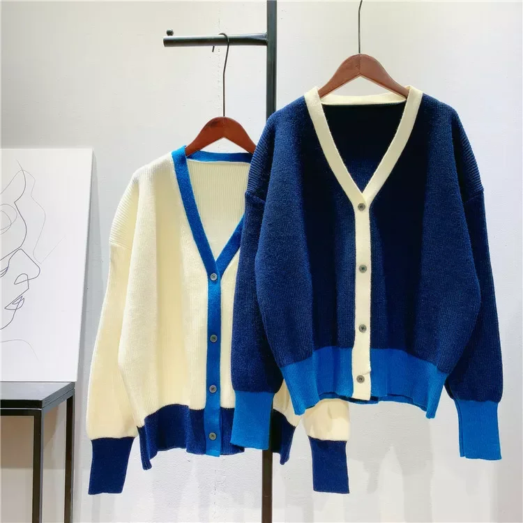 

Женский однобортный Кардиган с принтом, с V-образным вырезом