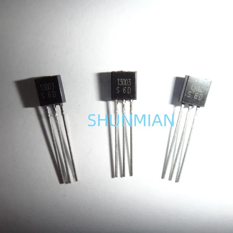 

Биполярные транзисторы MJE13003 13003 TO-92, 1,5 А, 450 в, NPN, 50 шт., новинка, оригинал