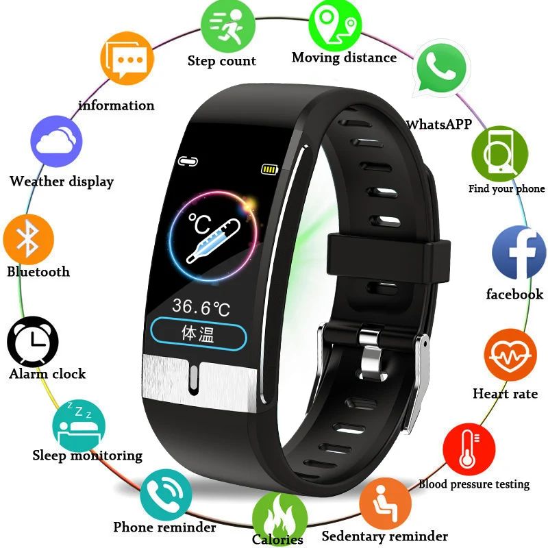 

Xiaomi 2022 NEW E66 Smart Watch ECG PPG Wristband Temperature Measurement Heart Rate Pressure Oxygen Health Bracelet Smart Band
