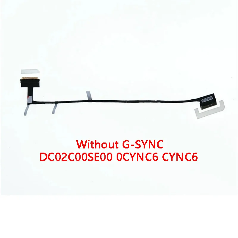 Новый оригинальный ЖК-кабель для ноутбука DELL Alienware X17 R1 R2 GDS70 без G-SYNC DC02C00SE00 0CYNC6 CYNC6