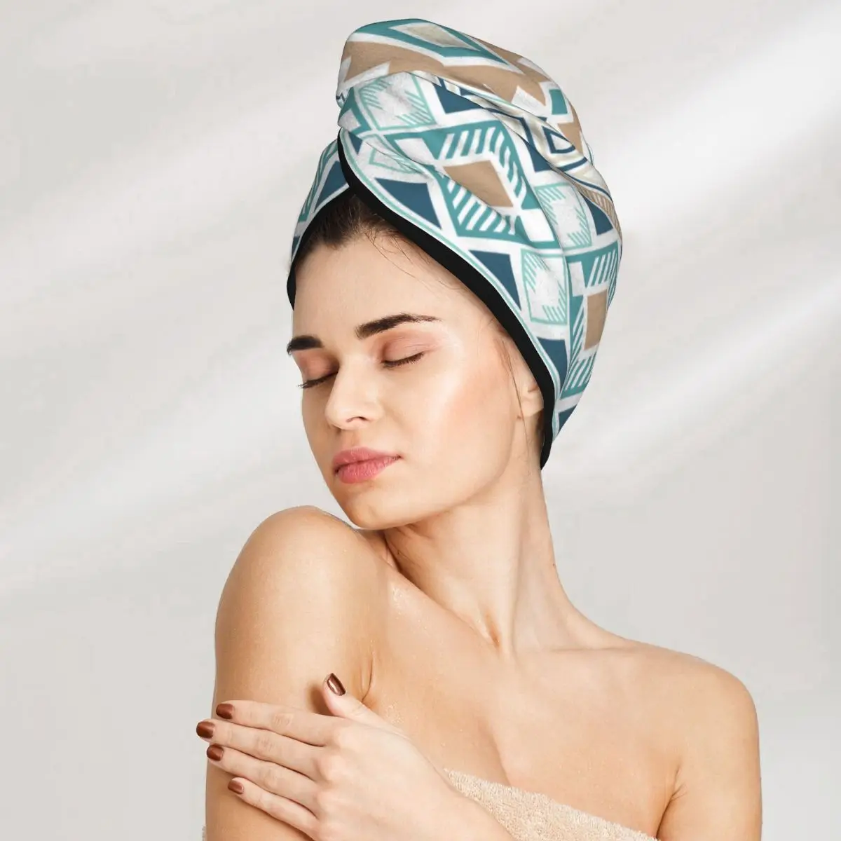 Bath Head Turban Wrap Quick Dry For Drying Hair Women Girls Bathroom