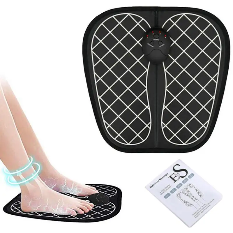 

EMS Massage Mat Portable Foot Massager Pad Micro Current Mini Massage Device For Relax Feet Home Office Use