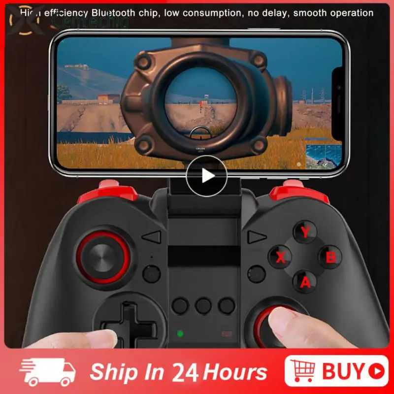 

Black Wireless Lag-free Gamepad Portable Wireless Game Joystick Professional Game Controller X5 Plus Lag-free Game Stick 2.4g