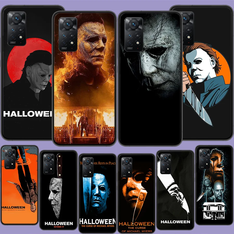 

Halloween The Curse Of Michael Myers Horror Movie Phone Case For Xiaomi Redmi 10A 10C 10 9 Prime 8 7 6 10X 9A 9C 9T 8A 7A 6A S2