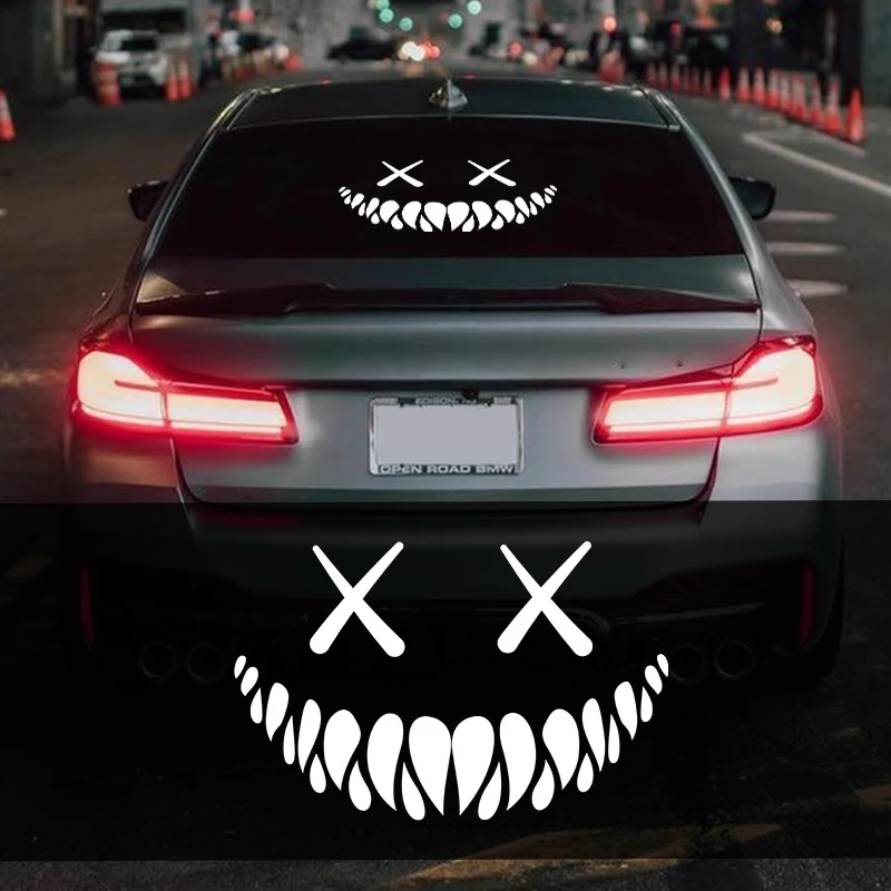 

Car Sticker Body Molding Decoration Window Sticker Vinyl Waterproof Rear Windshield Motorcycle Sticker, Helmet Decoration
