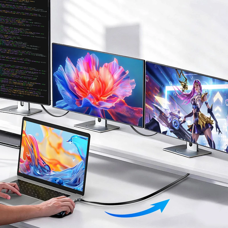 Кабель USB 5.0 TYPE-C для передачи данных 80 Гбитс, быстрой зарядки PD 5A 240 Вт, аудио- и видеопередачи 16K@60Hz, совместимый с Thunderbolt 543, SSD, MacBook, жесткими дисками, игровыми приставками (art.: 3920da45af5aa) - 3920da45af5aa