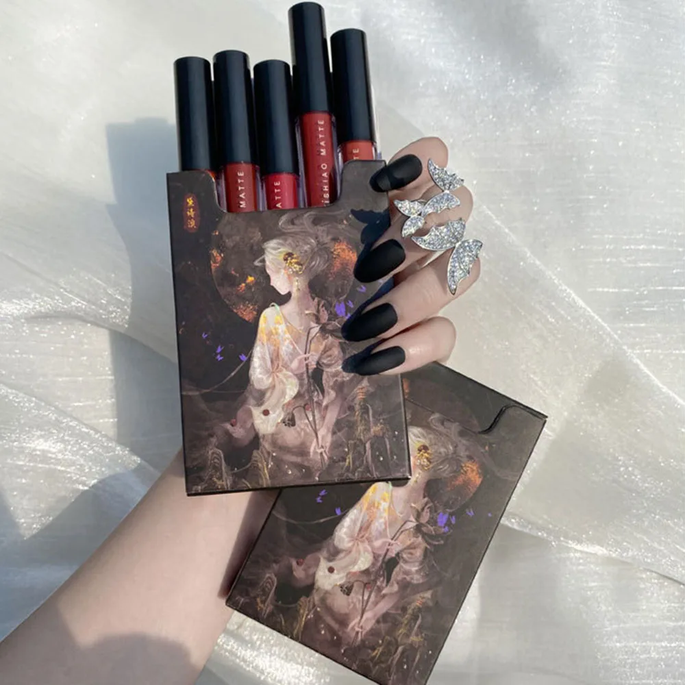 5 шт./набор матовая помада для губ