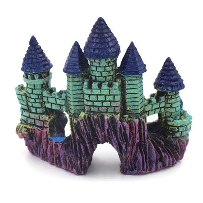 

Aquarium Dark Castle Aquarium Decor Ornament Simulation Fish Tank Decorations