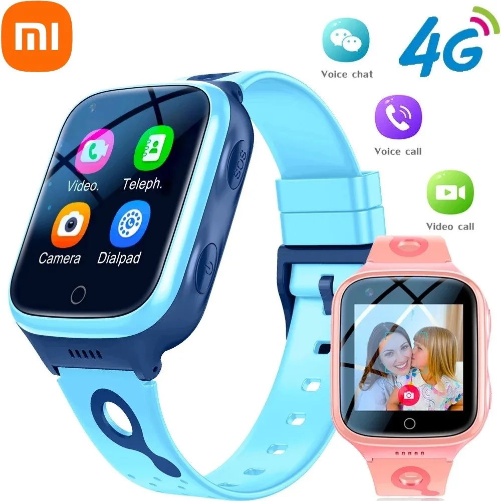 

Xiaomi 4G Kids Smart Watch Camera SOS GPS WIFI Video Call Waterproof Monitor Tracker Location LBS Children Smartwatch Girl
