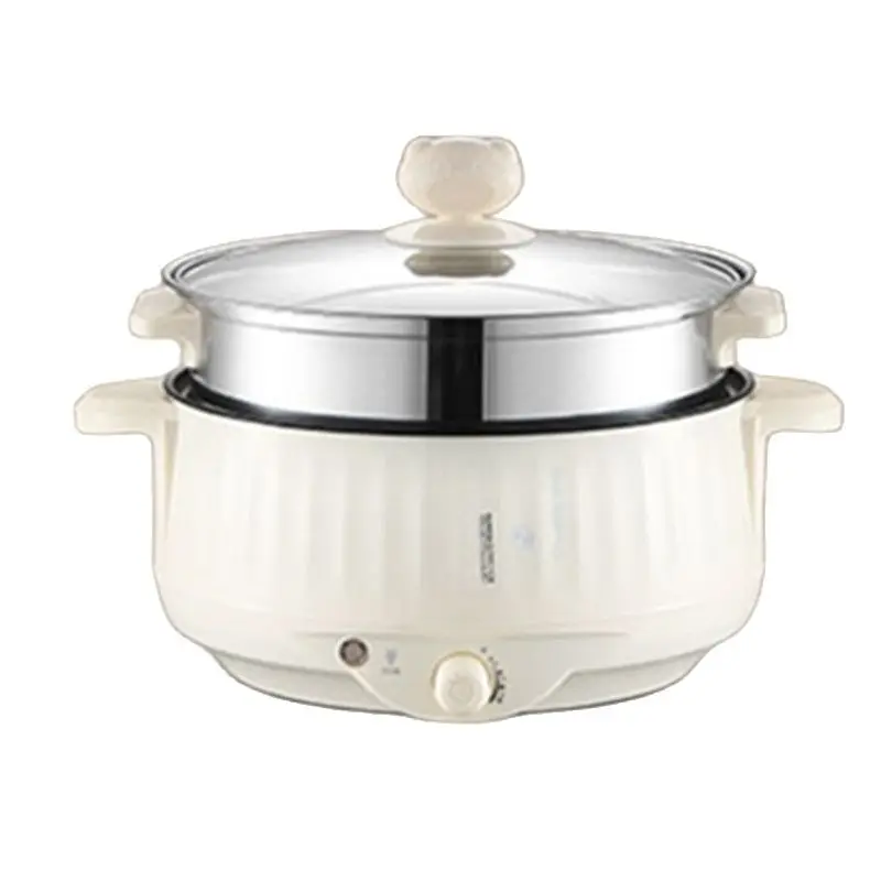 

Electric Cooker Dormitory Multi Cooker Household Multicooker for Hot Pot Cooking and Frying and Steak Office Easy Cooking 220V