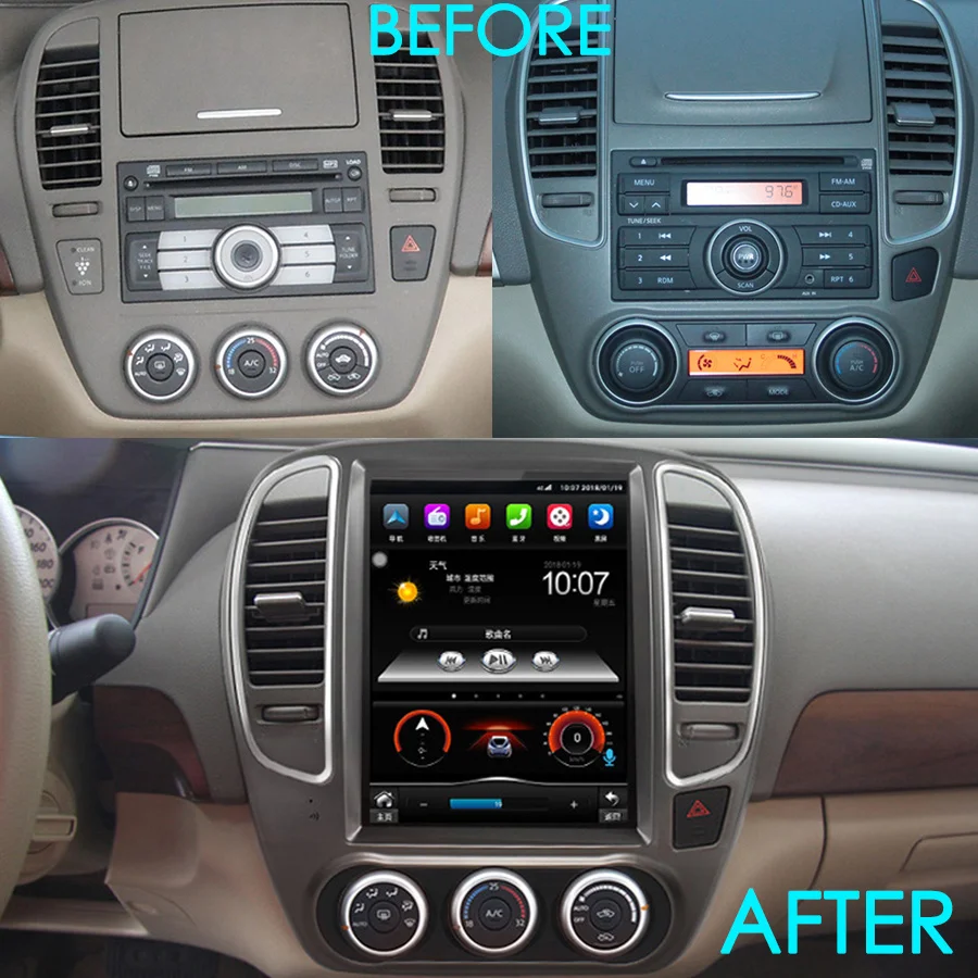 

Tesla Screen Android For NISSAN Bluebird SYLPHY 2008-2020 Car Stereo GPS Navigation Multimedia Player Tape Recorder Head Unit