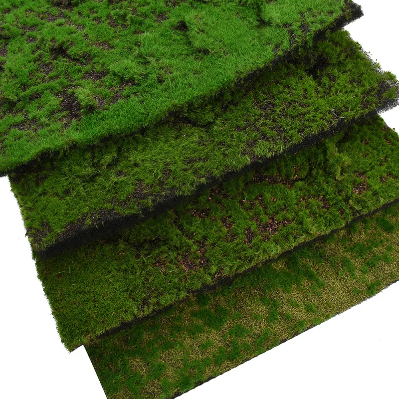 

30x30cm Mini Fairy Garden Simulation Plants Moss Lawn Artificial Turf Green Grass Micro Landscape Decoration