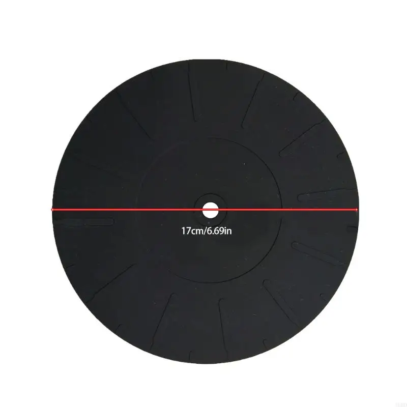 Силиконовый чехол для виниловых пластинок A9BD Turntable Mat 170-мм