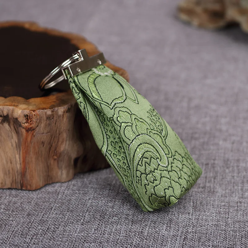 

Special Handicraft Tourist Souvenir Coin Purse To Send Foreigners Gifts Chinese Style Silk Nanjing Yunjin Keychain Storage Bag