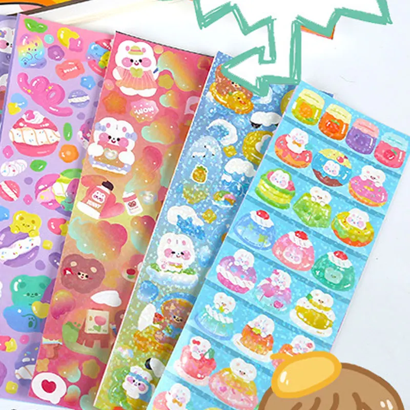 

Набор наклеек в Корейском стиле для скрапбукинга, дневника, записной книжки