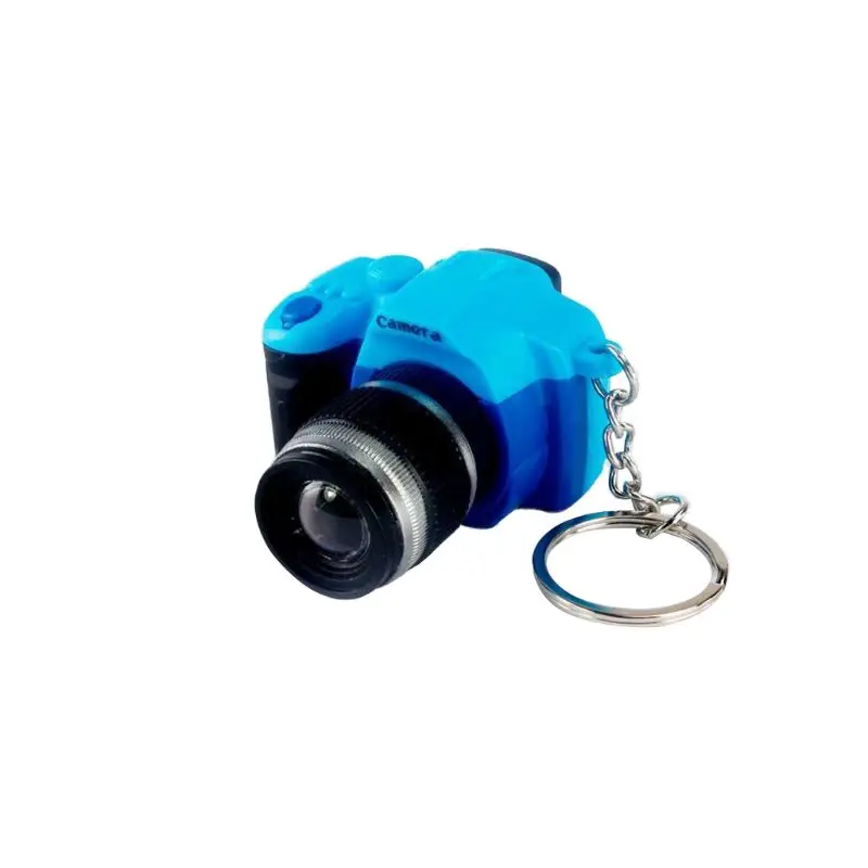 

Y4UD Creative Super Mini Sound Camera LED Keychain Pendant Cute DIY Art Craft Plastic Key Ring Decor New Year Valentine Birthday