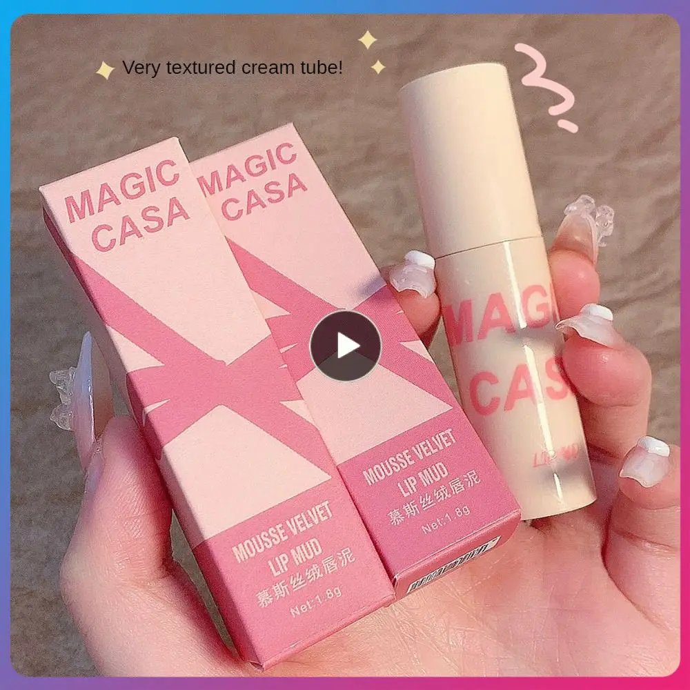 

Water Mist Lipstick Matte Lip Makeup 6 Colors Long Lasting Matte Lipstick Non Stick Cup Lip Gloss Non Drying Velvet Beauty